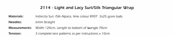 Alpaca Yarn Leaflet 2114 - Image 2