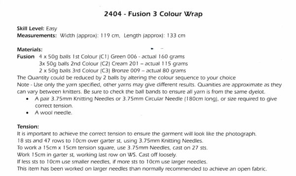 Alpaca Yarn Leaflet 2404 - Image 2