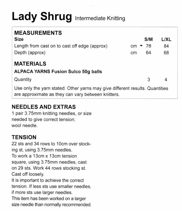 Alpaca Yarn Leaflet 2414 - Image 2