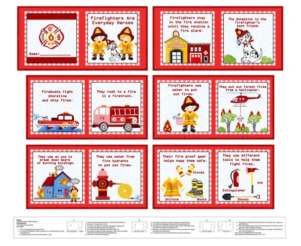 Everday Heroes Book Panel - Fireman
