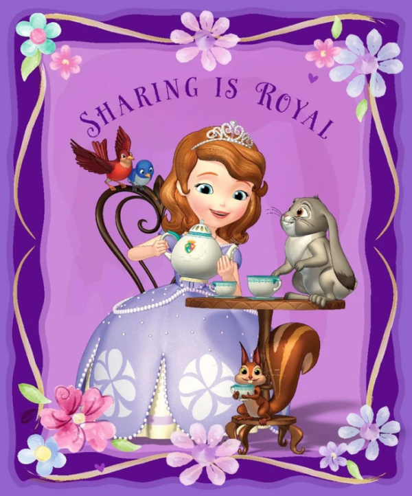 Disney Sofia The First Tea Party Panel