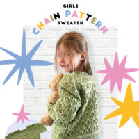 Crucci Girls Chain Pattern Sweater