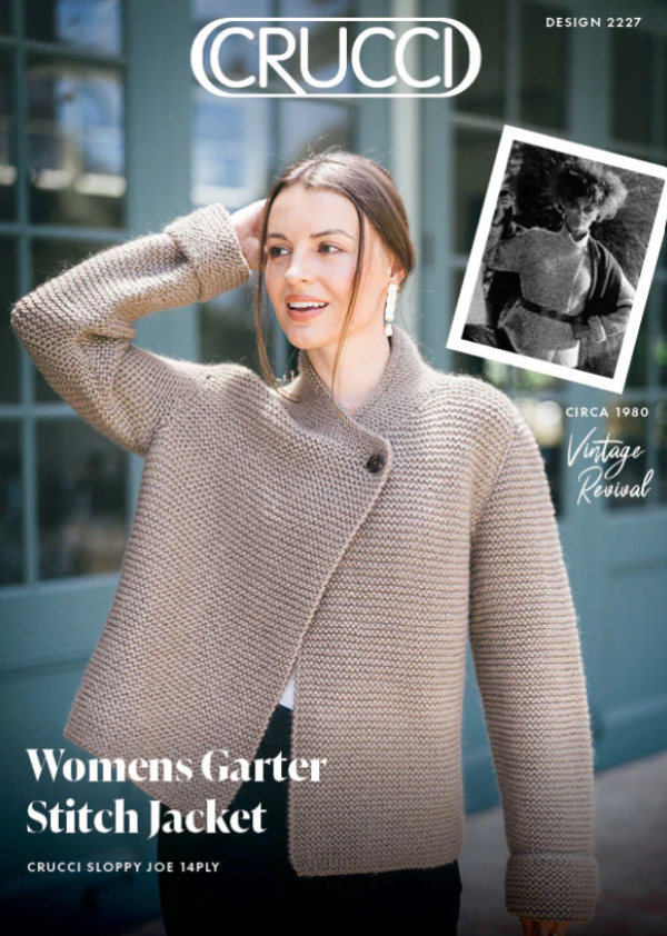 Crucci  Garter Stitch Jacket 2227 Leaflet