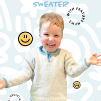 Crucci Child Sweater with Feature Hem Leaflet 2313