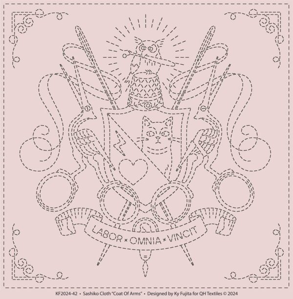 Sashiko Cloth “Coat Of Arms”