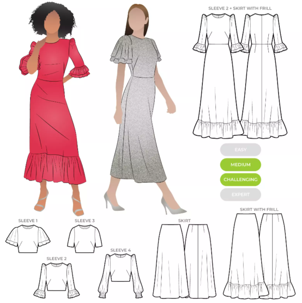 Style Arc Queenie Woven Dress (sizes 04 - 16 )