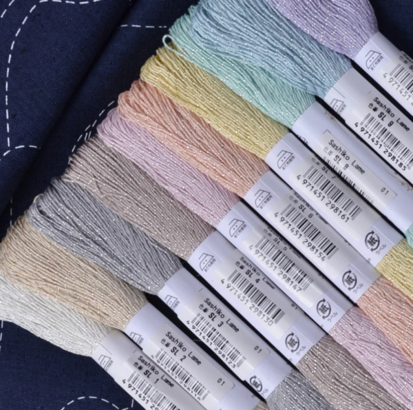 Olmpus Sashiko Lame Threads