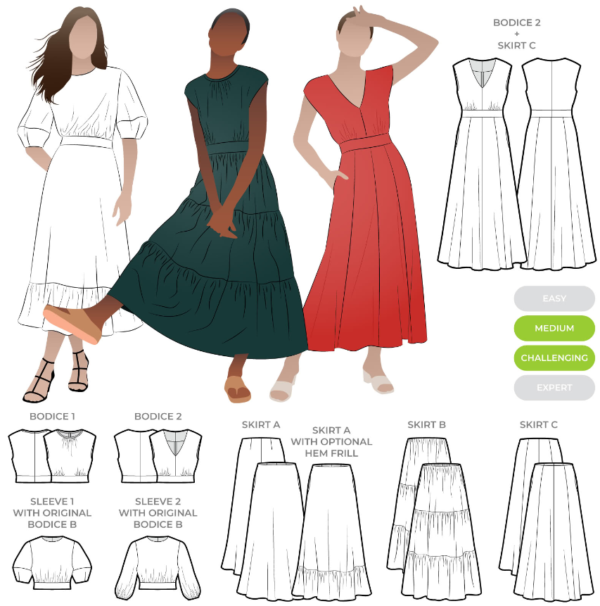 Style Arc Trinnie Dress Extension Pack ( size 04 - 16)