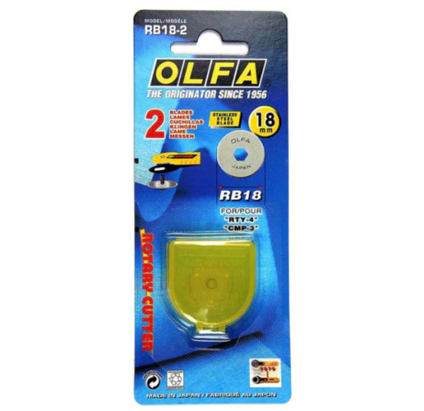 Olfa Spare Blades 18mm - 2 pack