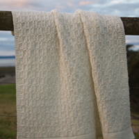 Lisa F Design Leaflet Bc57 - Waffle Blanket