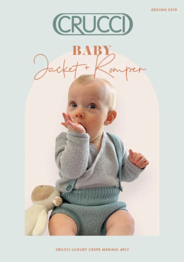 Crucci Baby Jacket & Romper 2319 Leaflet