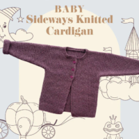 Crucci Baby Sideways Knitted Cardigan 2312 Leaflet