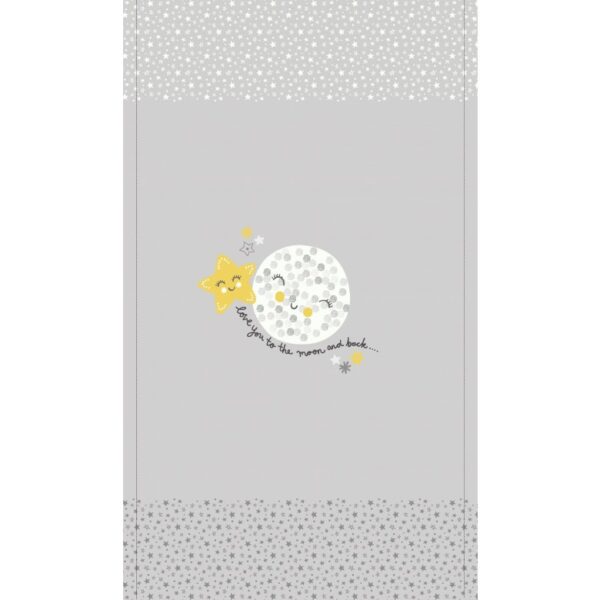 To the Moon and Back Love You Panel