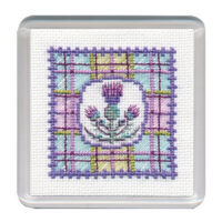 Tartan Thistles Coaster Kit from Textile Heritage