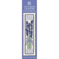 Victorian Lavender Bookmark Cross Stitch Kit from Textile Heritage