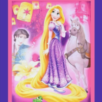 Springs Disney Princess Rapunzel & Friends Panel