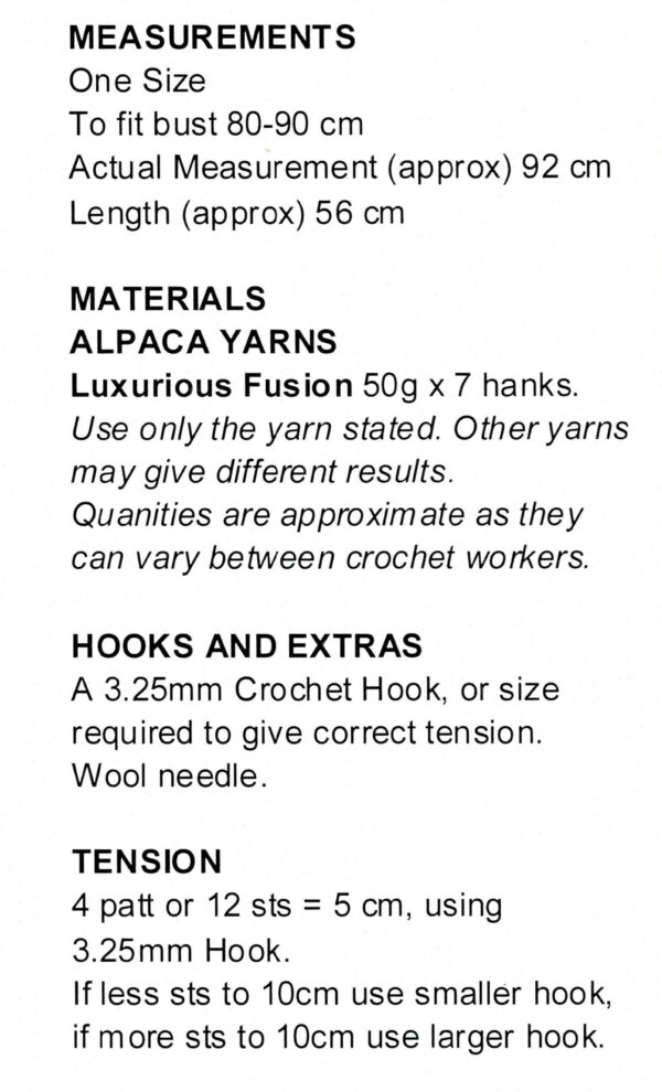 Alpaca Yarn Crochet Leaflet 2020 - Image 2