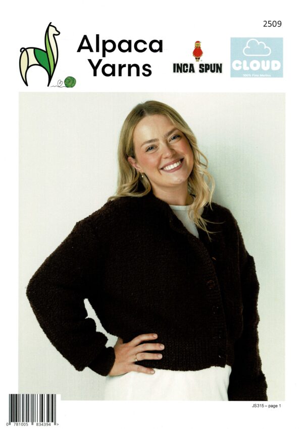 Alpaca Yarn Knitting Leaflet 2509