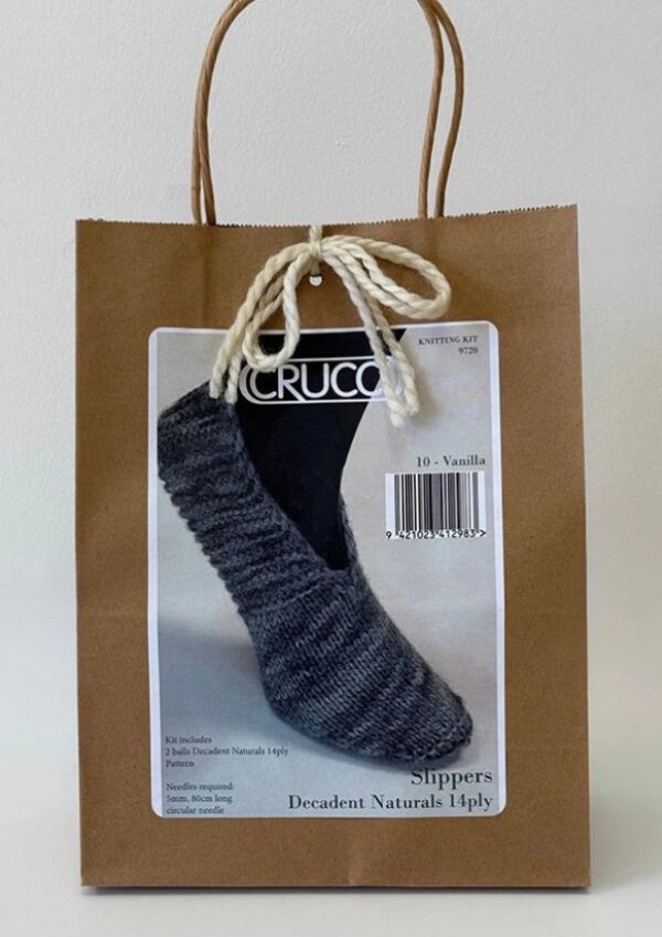 Decadent 14ply Slipper Knitting Kit