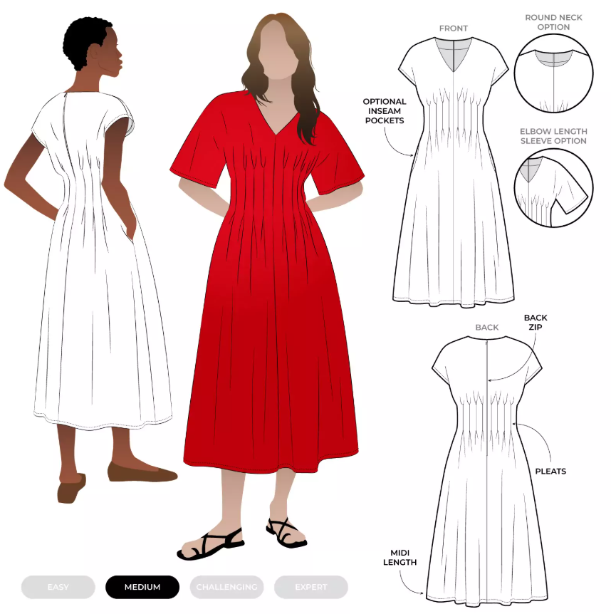 Style Arc Bronte Woven Dress (sizes 10 to 22)