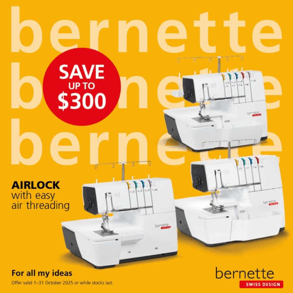 bernette 62 AIRLOCK - coverstitch machine