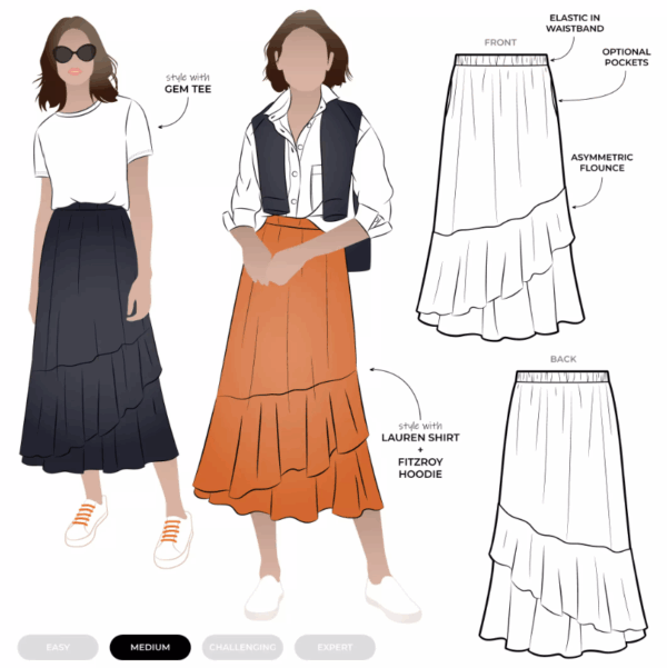 Style Arc Sorrento Skirt (sizes 04 to 16)
