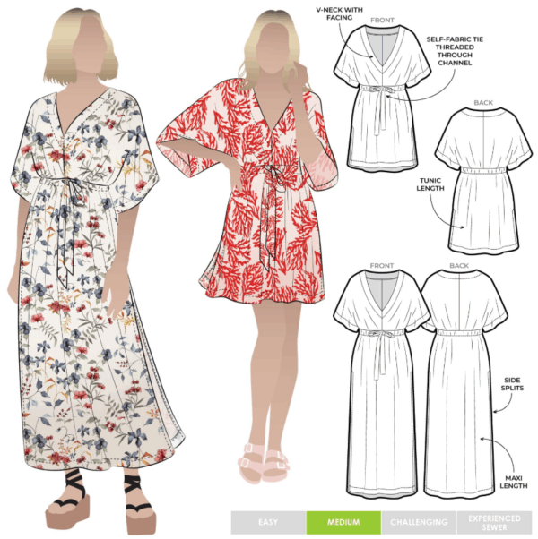 Style Arc Summer Cover Up (size 10 - 22)