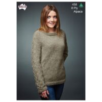 Heirloom Jumper with Lace Panel Sleeve - 458