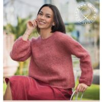 Crucci Knitting Pattern 2408 Nimbus i-cord Sweater