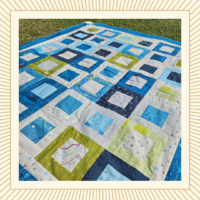 Beginners Patchwork square in a square