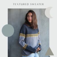 Crucci Knitting Pattern 2032 Textured Sweater