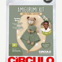 Circulo Amigurumi Kit (Lovey Blanket ) - Teddy Bear