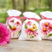 Vervaco DIY Kits - Echinacea & Butterfly Bags