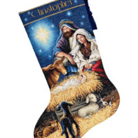 Dimensions Gold Collection - Holy Night Stocking