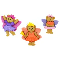 Jesse James Dress It Up Buttons - Fairy Bears