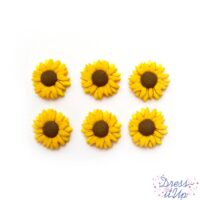Jesse James Dress It Up Buttons - Sunflowers