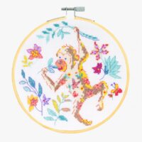 DMC Monkey - 14 Count Cross Stitch Kit