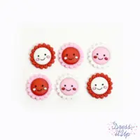 Jesse James Dress It Up Buttons - Be Mine