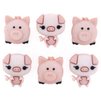 Jesse James Dress It Up Buttons - Pig Pen
