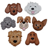 Jesse James Dress It Up Buttons - Fuzzy Faces