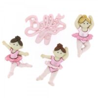 Jesse James Dress It Up Buttons - Little Ballerinas