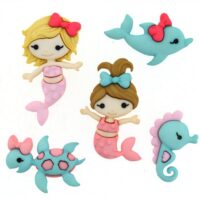 Jesse James Dress It Up Buttons - Mermaid Kisses