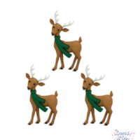 Jesse James Dress It Up Buttons - Snow Deer