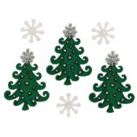 Jesse James Dress It Up Buttons - Whimsical Christmas