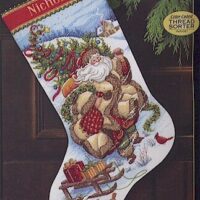 Santa's Journey Stocking Cross Stitch Kit