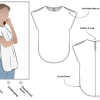 Style Arc Rae Tunic Pattern (sizes 18 to 30)