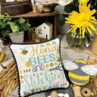 Honey Bees & Stitching Please by Lindsey Weight of Primrose Cottage - Paper Pattern