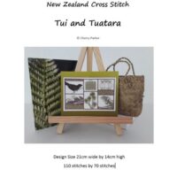 Tui and Tuatara Cross Stitch Pattern