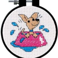 Perky Puppy Learn-A-Craft - Beginner Cross Stitch Kit