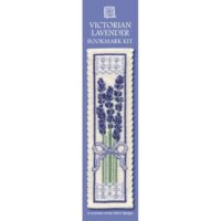 Victorian Lavender Bookmark Cross Stitch Kit from Textile Heritage